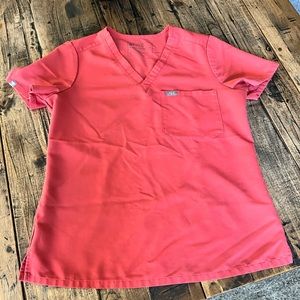 Figs Catarina scrub top Clay